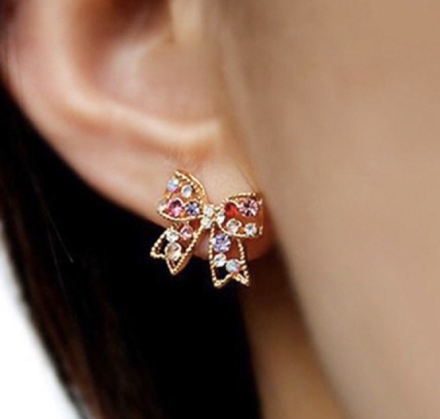 Anting stud Wanita Bowknot