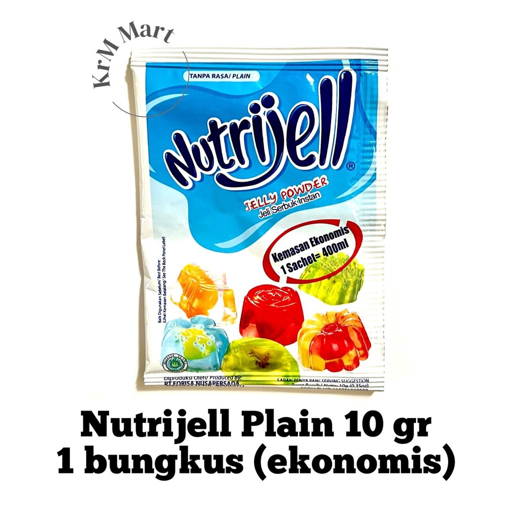 

Nutrijell Plain 10 gr Ekonomis 1 bungkus nutrijel