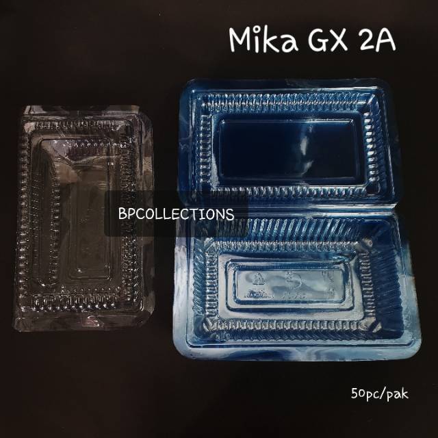 1000pcs Mika Box Gx2 Gx2A Gosyen Kotak Makanan Kue Tempat GOJEK GROSIR