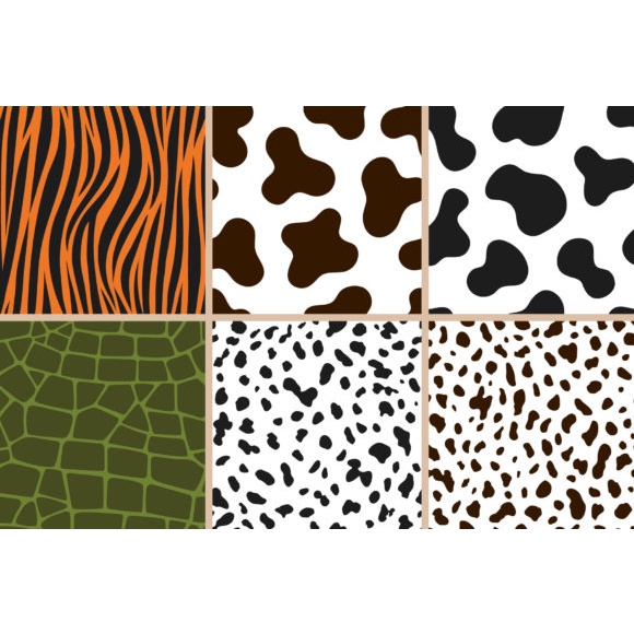 Animal Print Seamless Patterns