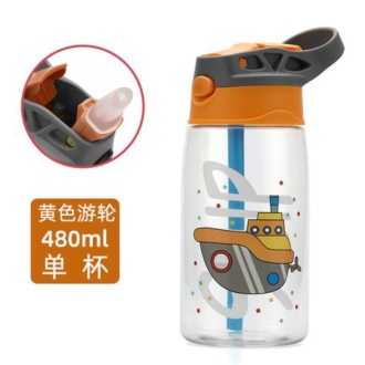 Dijual UNITYOFFICIAL Botol Air Minum Anak Sedotan Motif Lucu Karakter 480 ML - Transparan Murah