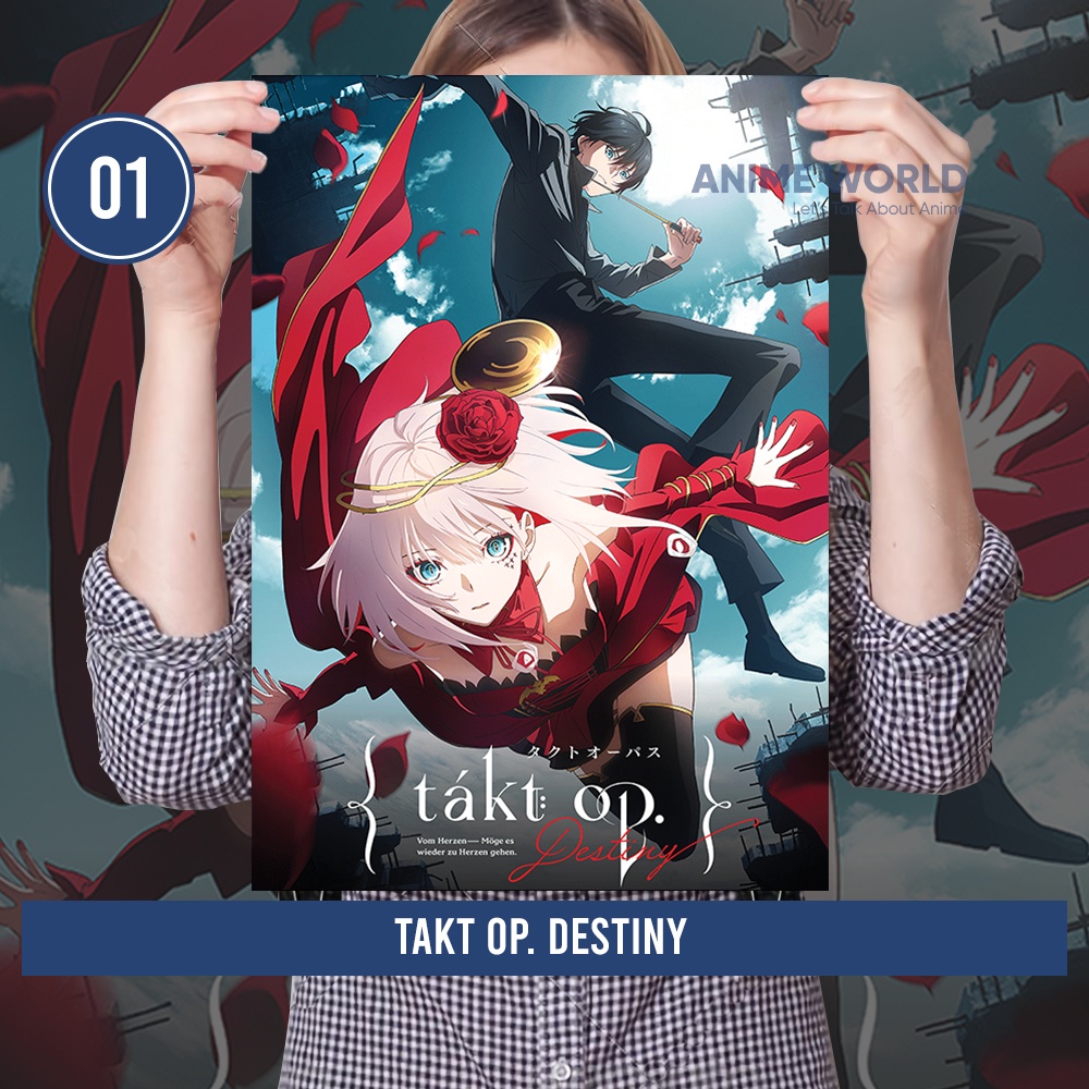(Min. Belanja 20K) Poster Anime Takt Op Destiny Lengkap Size A3 - Hiasan Dinding Takt Op. Destiny