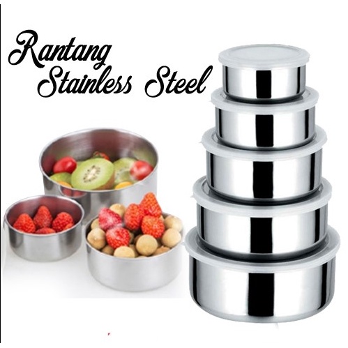 Fresh box Rantang 5 susun stainless steel / mixing bowl stainless