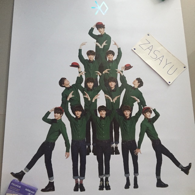 Exo official poster miracles in december (mid) korean ver