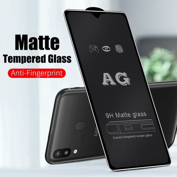 tempered matte glass samsung m30 m30s m31 anti gores glear anti minyak