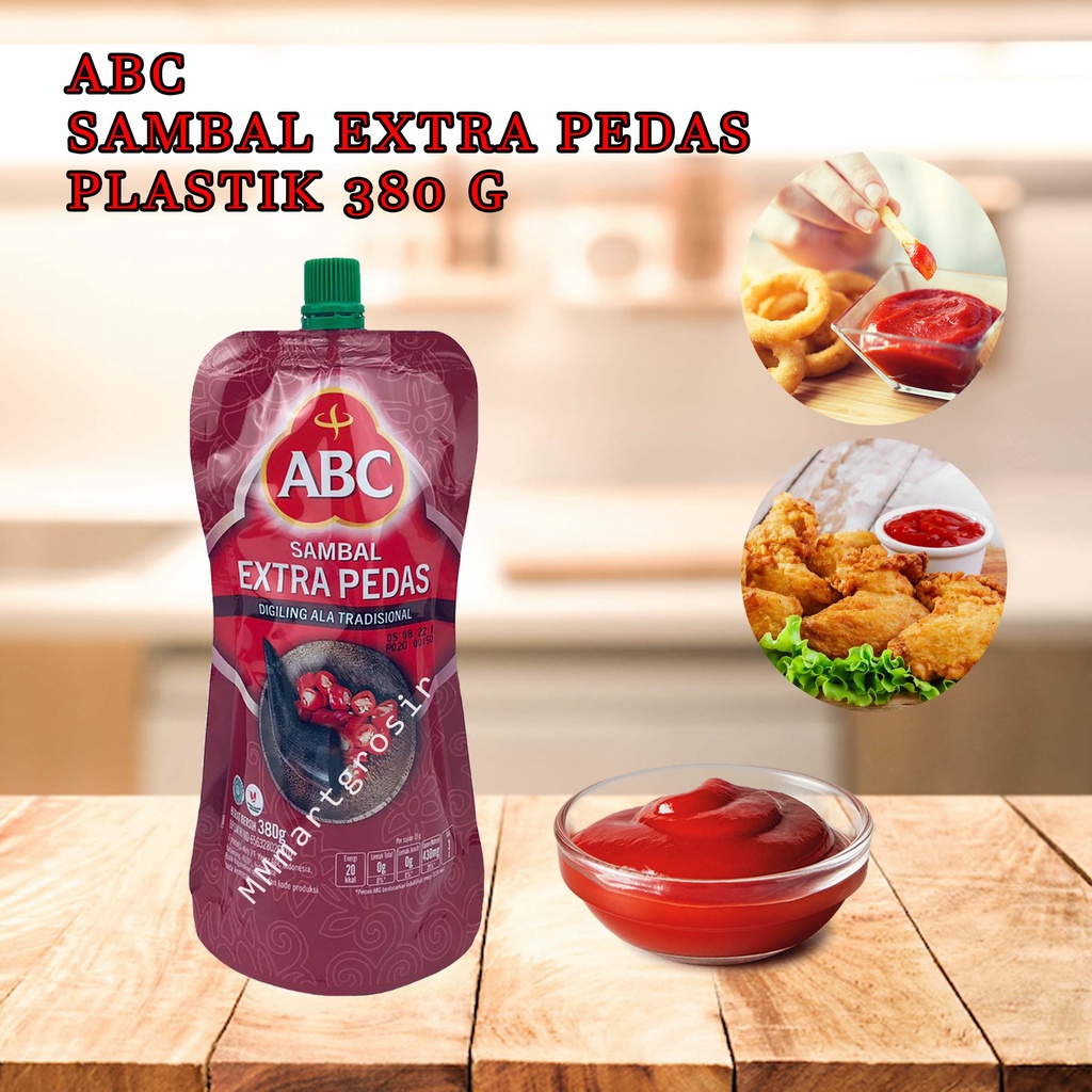 ABC SAMBAL EXTRA PEDAS PLASTIK 380ML