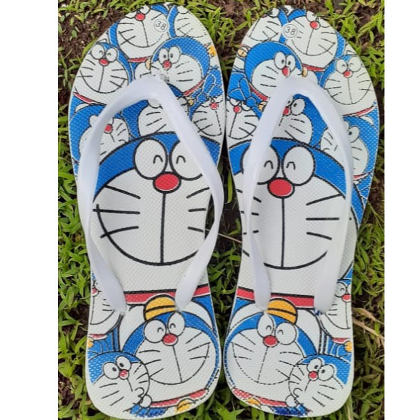 [LOKAL] DOMMO - D5092 Sandal Jepit DORAEMON SENDAL JEPIT MURAH