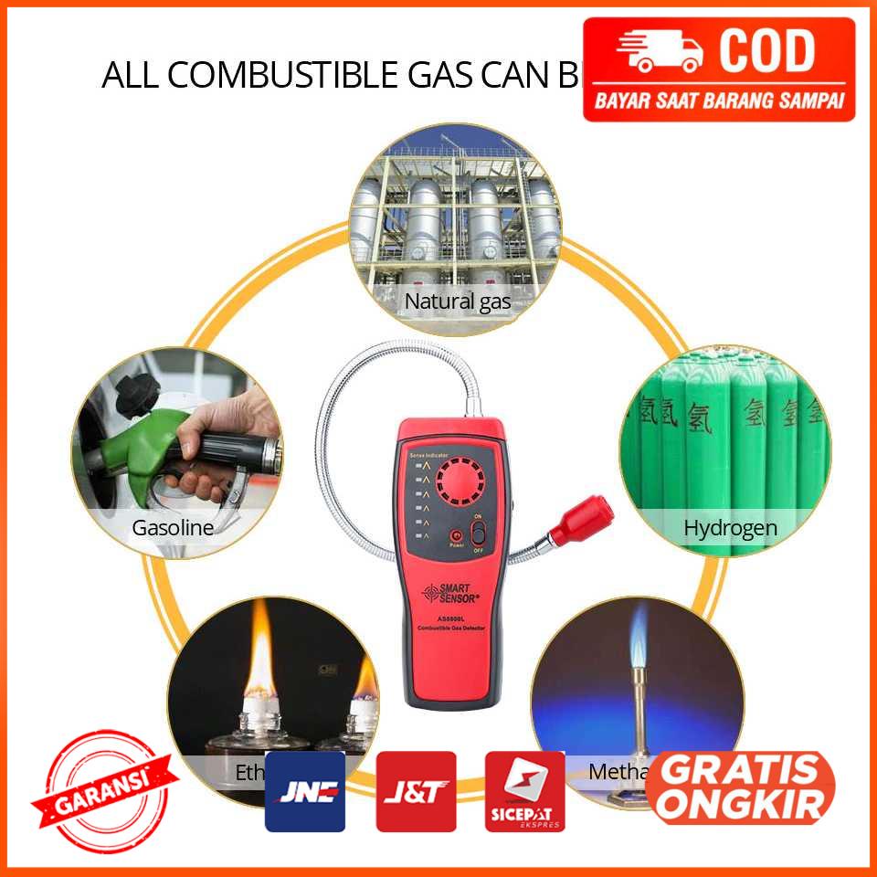 Alat Deteksi Gas Bocor Analyzer Combustible Detector - AS8800L