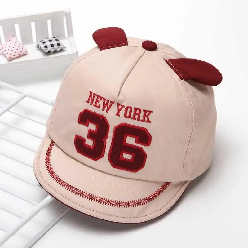 Topi Baseball Anak Laki-Laki / Perempuan 0-3 Tahun Bahan Lembut Kualitas Bagus