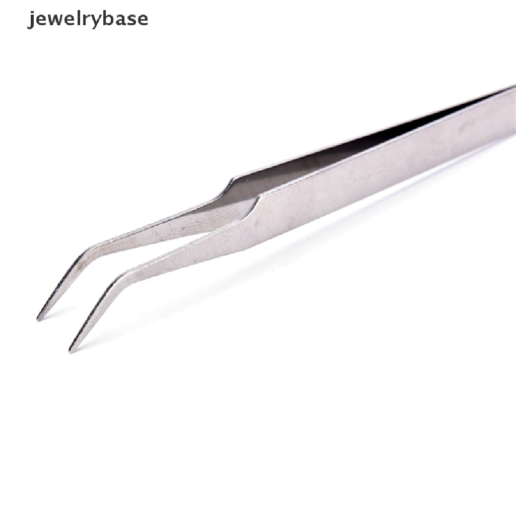 2pcs Pinset Bahan Stainless Steel Untuk Nail Art