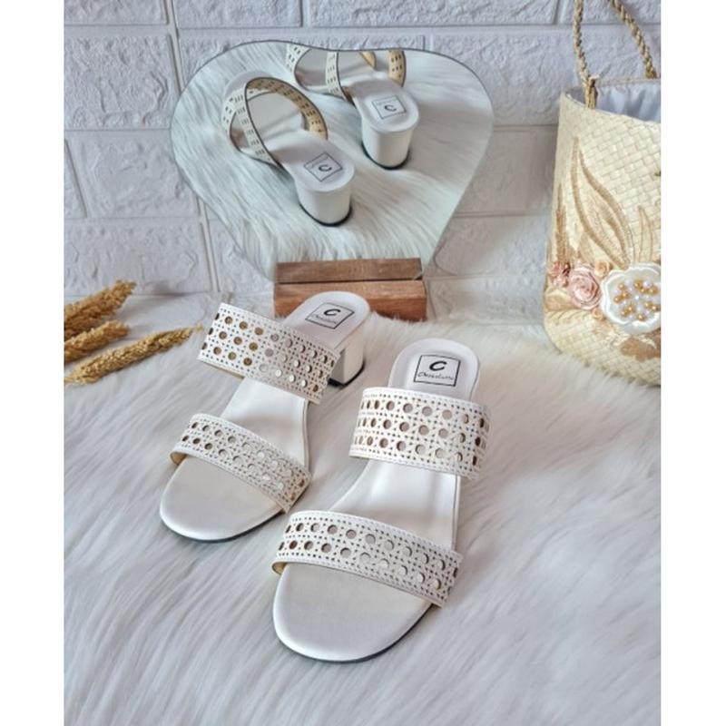 Big Size 36-42 Sandal Pesta Remaja Hak Tinggi Wanita Kekinian High Heels Pesta Heels Import Premium 