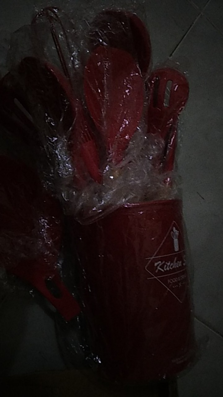 Silicone Utensil Set 12pcs Peralatan Spatula Silikon Sutil Kitchen Set