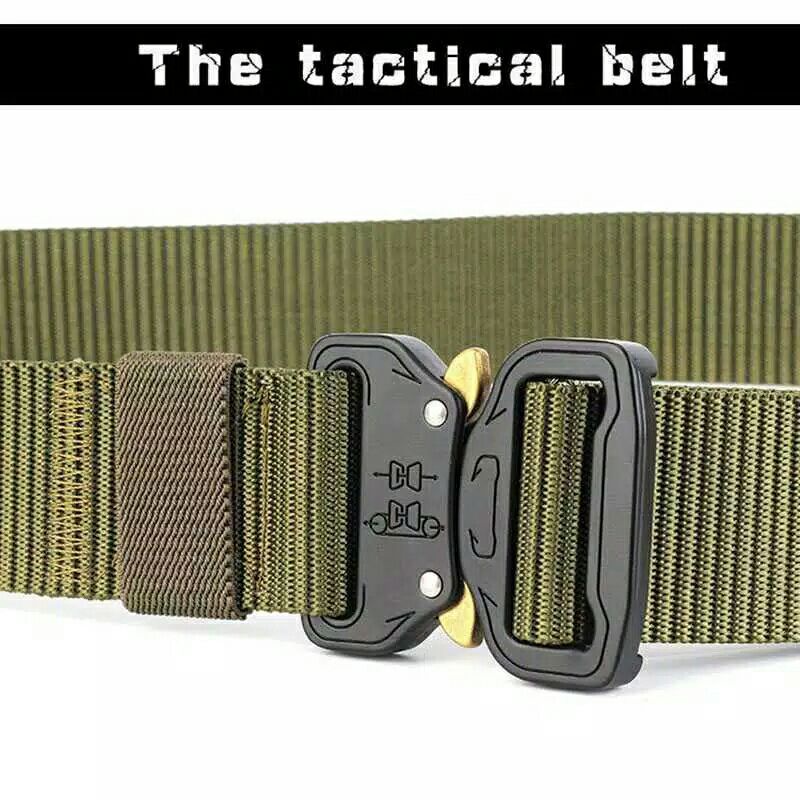 Ikat Pinggang  Tactical Miluota/Miluota Ikat Pinggang Canvas Tactical Army Original 125cm