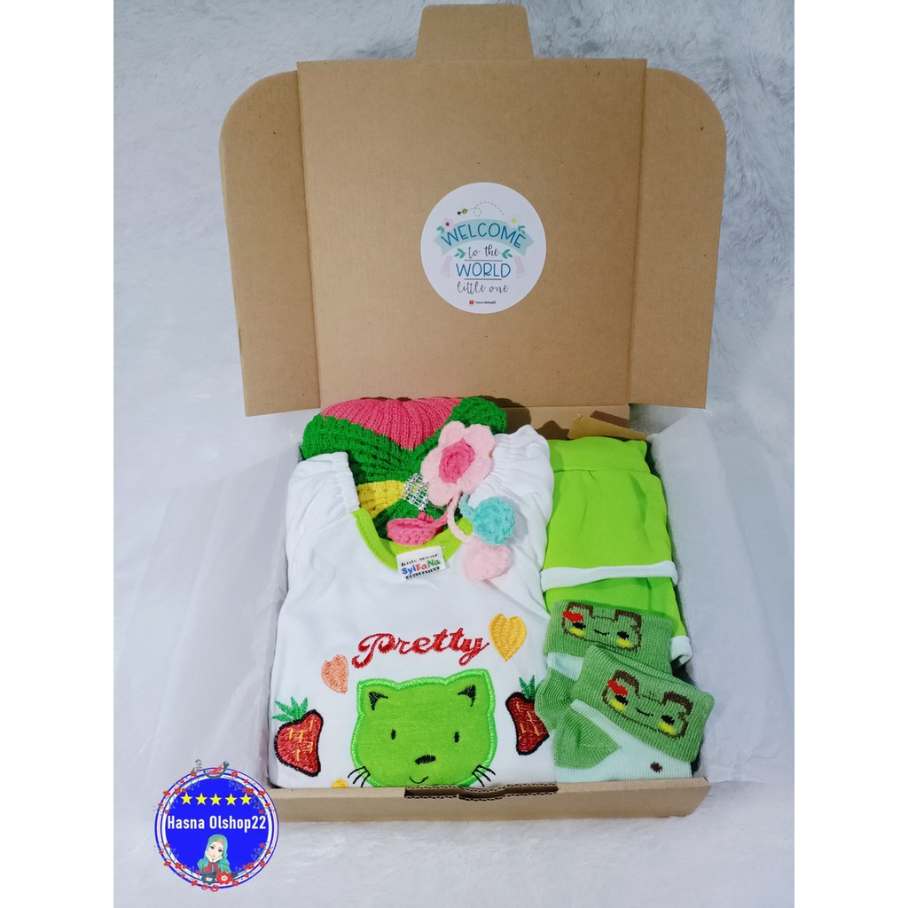 Hampers Baby Hadiah Kado Lahiran Bayi Baby Gift Set Bayi Perempuan