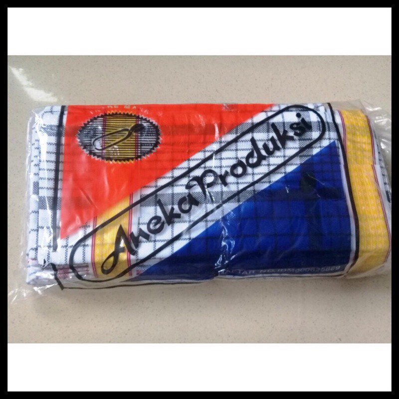 1pcs/ecer KAIN SERBET LAP MEJA MAKAN Piring Cap Gunting UKURAN 50x55 motif kotak BAHAN KATUN SERAP AIRTERMURAH