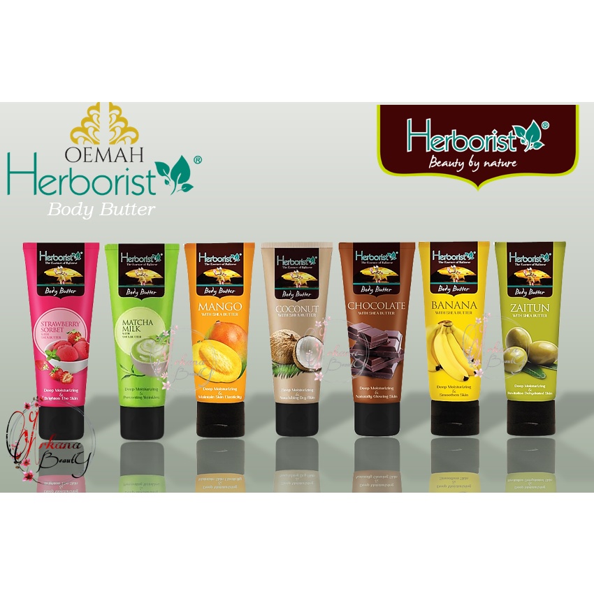 Herborist body butter Hand Body Lotion / Body Lotion / Herborist Body Butter / Banana / Chocolate / 