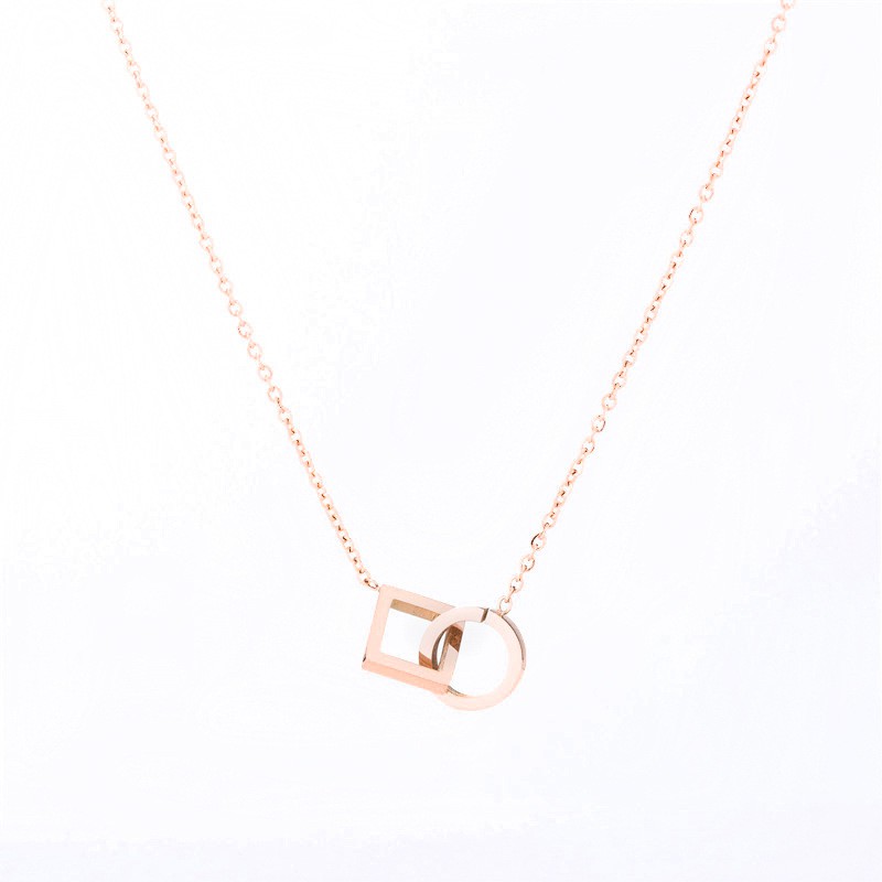 [New] Kalung fashion aksesoris titanium mini korea hadiah wanita cewek 316L anti karat KK160