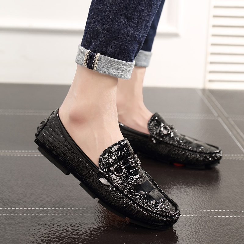COD Fashion Sepatu Pria Kasual Loafers Import Sepatu Formal Slip On Keren Sepatu Kantor Tanpa Tali Santai Kerja 106