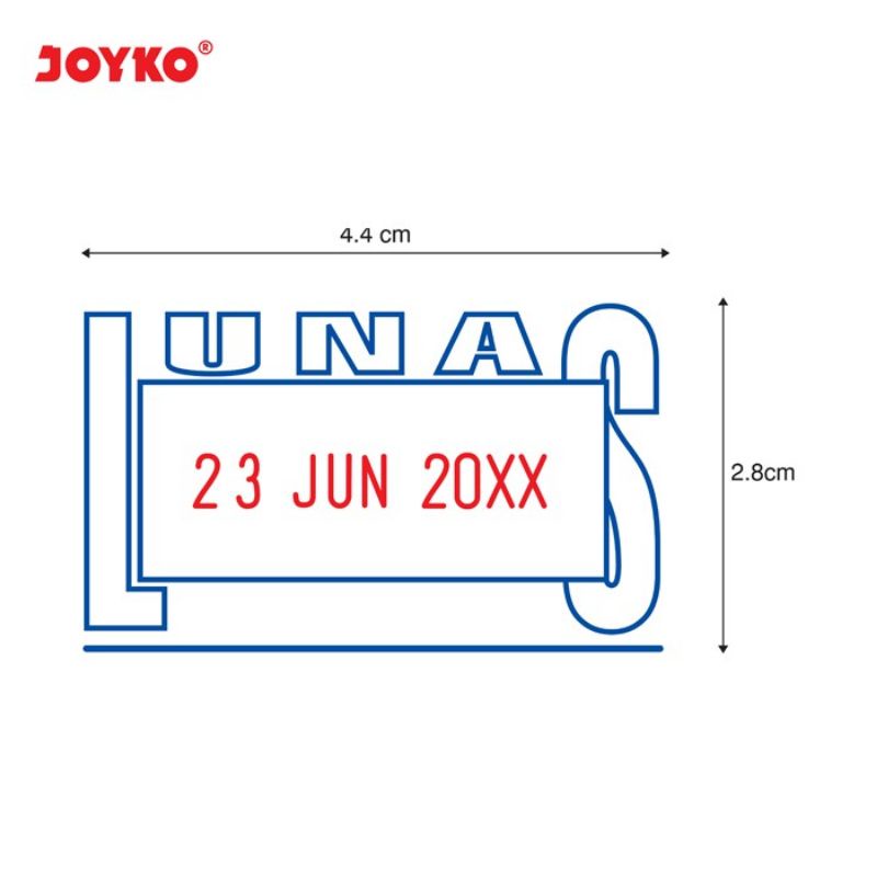 

Stampel Tanggal / Date Stamp Joyko S-71 ( Lunas ) / (1pcs)