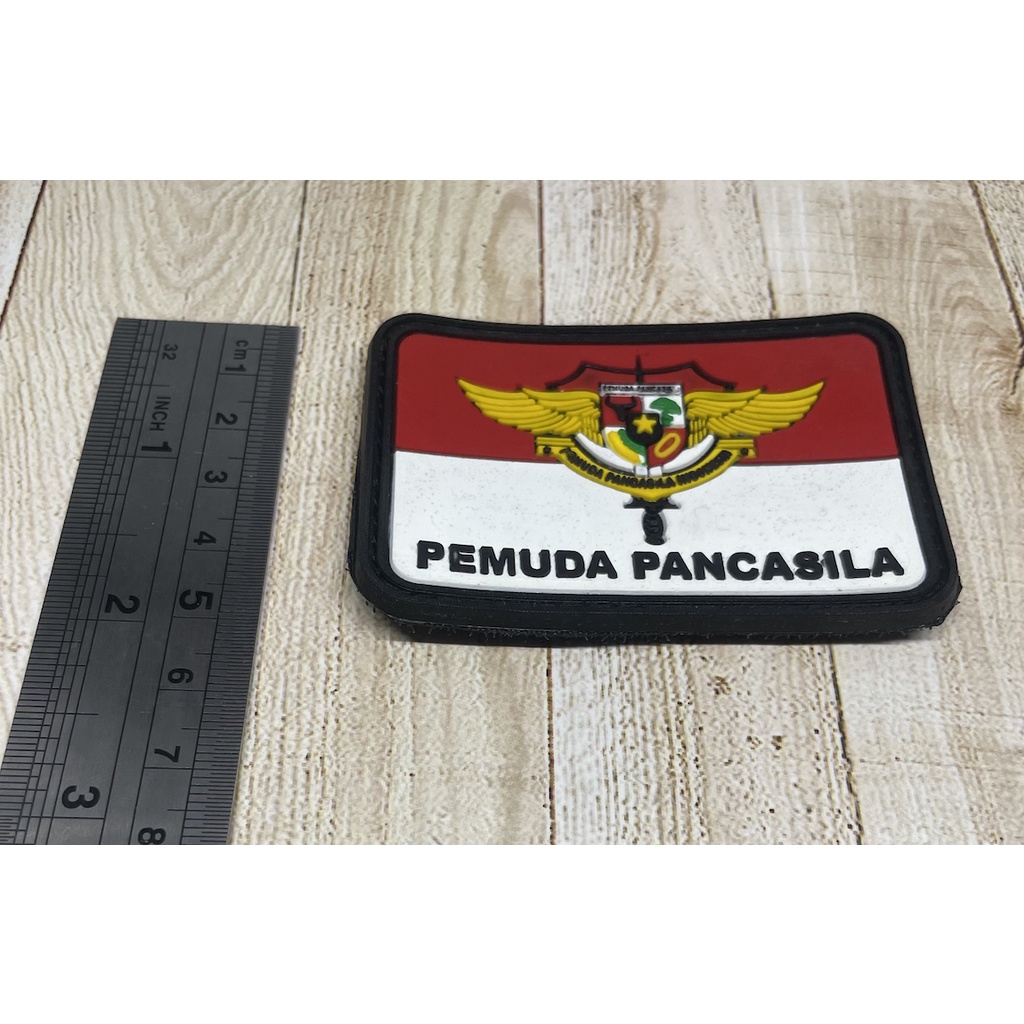 Patch PP - Patch Velcro Pemuda Pancasila - Prepetan PP Komando Inti - Velcro Karet