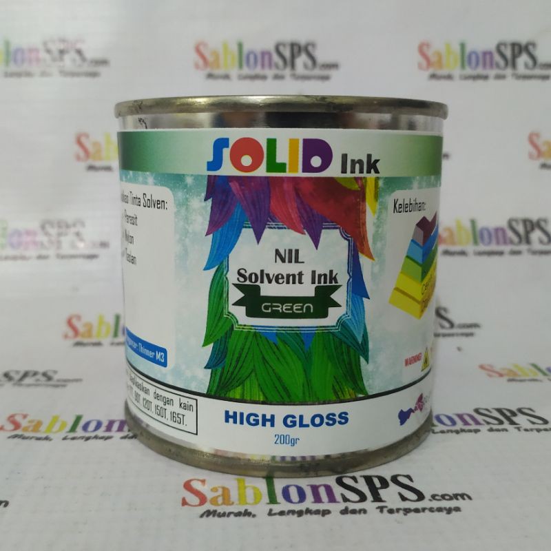 TINTA SABLON NIL HIJAU PARASIT / NILON / TASLAN GREEN 200GR