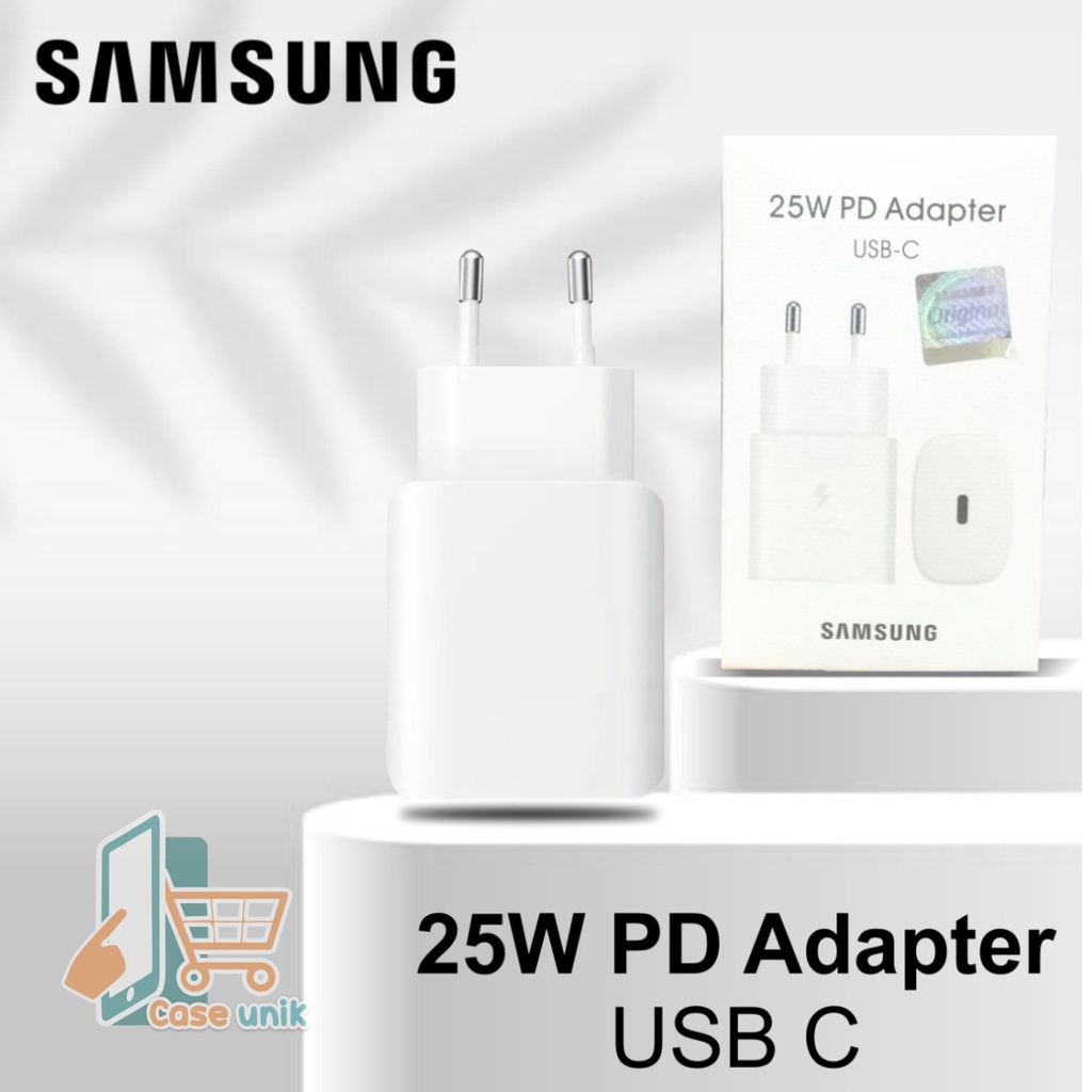 Batok adaptor Charger SAMSUNG 25 WAT NOTE 20 20+ 20 10 10+ ULTRA S21 S21+ S20 S20+ A80 ULTRA SUPER FAST CHARGING bergaransi  1 bulan CS3920