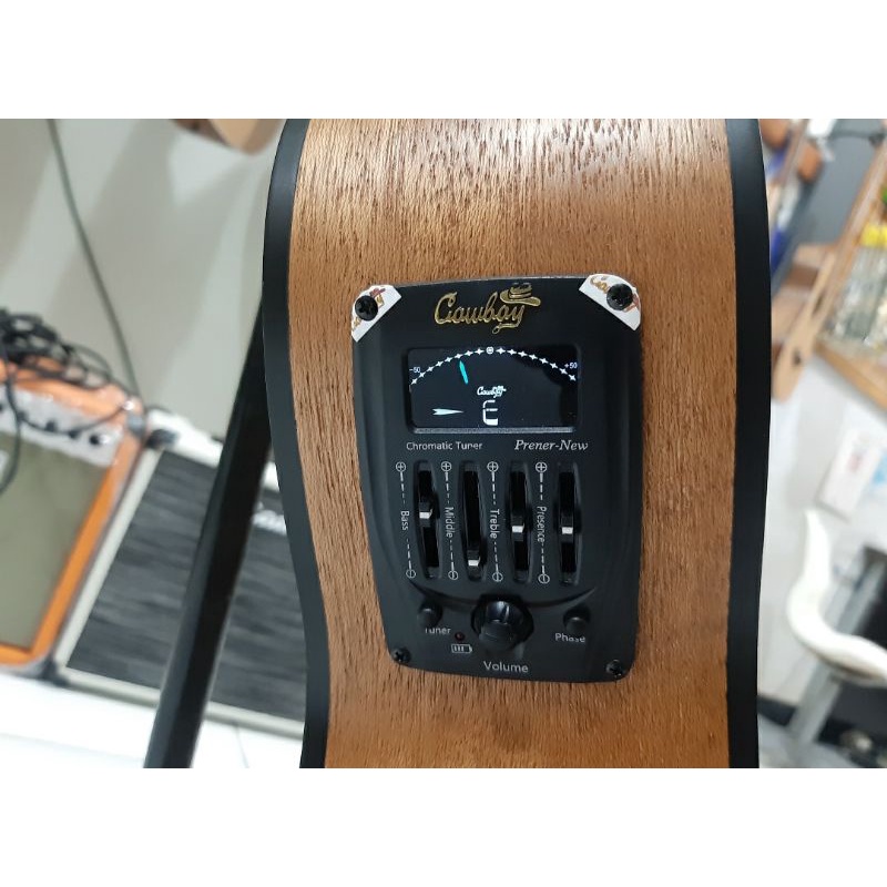 Preamp equalizer tuner gitar akustik cowboy original