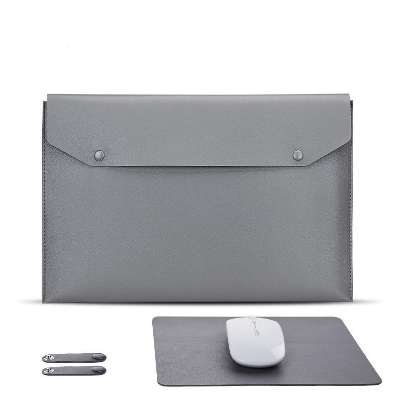 Tas Laptop Macbook Air Pro M1 M2 Samsung Dell Softcase Sleeve 3in1 PU Leather Size 13 13.3 13.6 14 15 16 inch