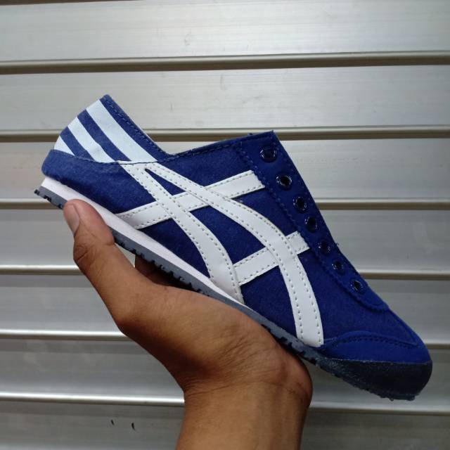 ASICS TIGER ONITSUKA UNISEX SLIP-ON NAVY PARATY