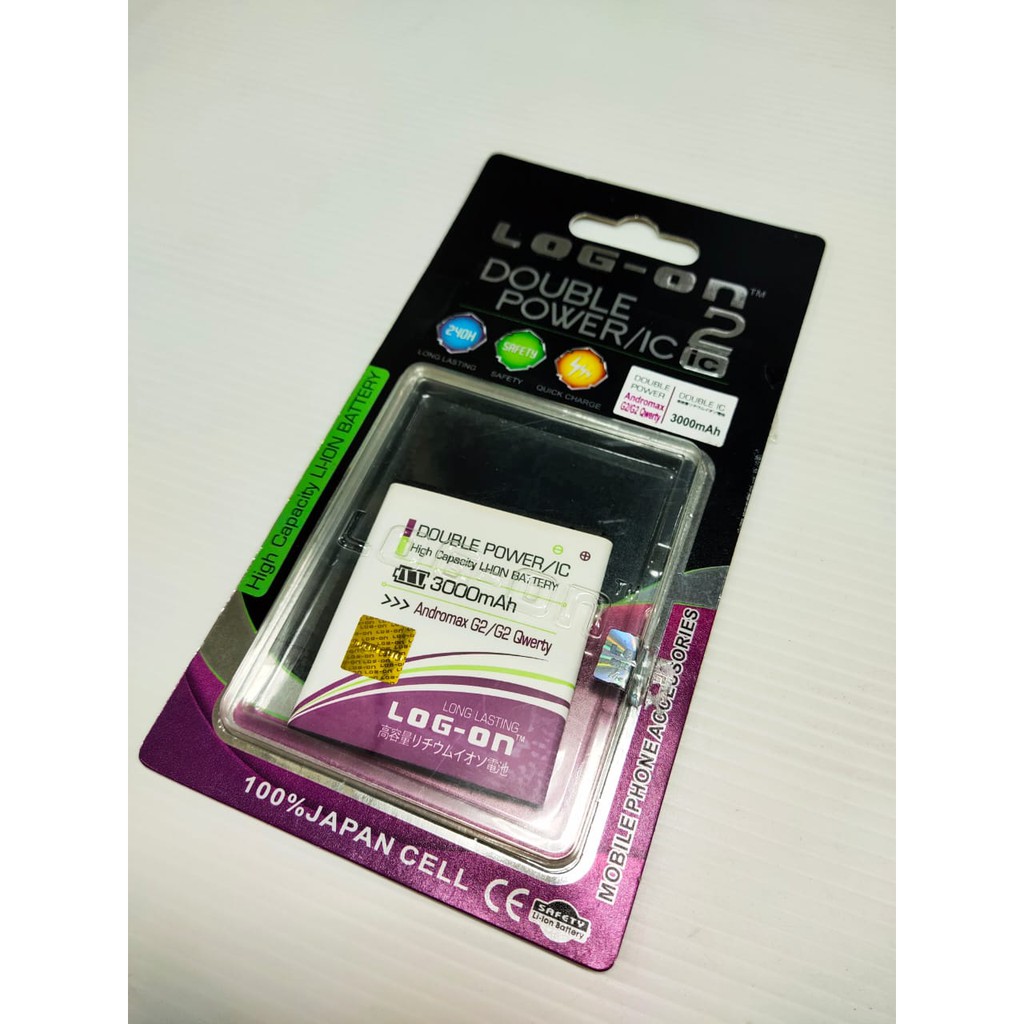 BATERAI ORI DOBEL POWER LOG-ON SMARTFREN ANDROMAX MODEM M2P/G/C2/V3S/V1/V2/A2/C/I/G2/QI/U/I2