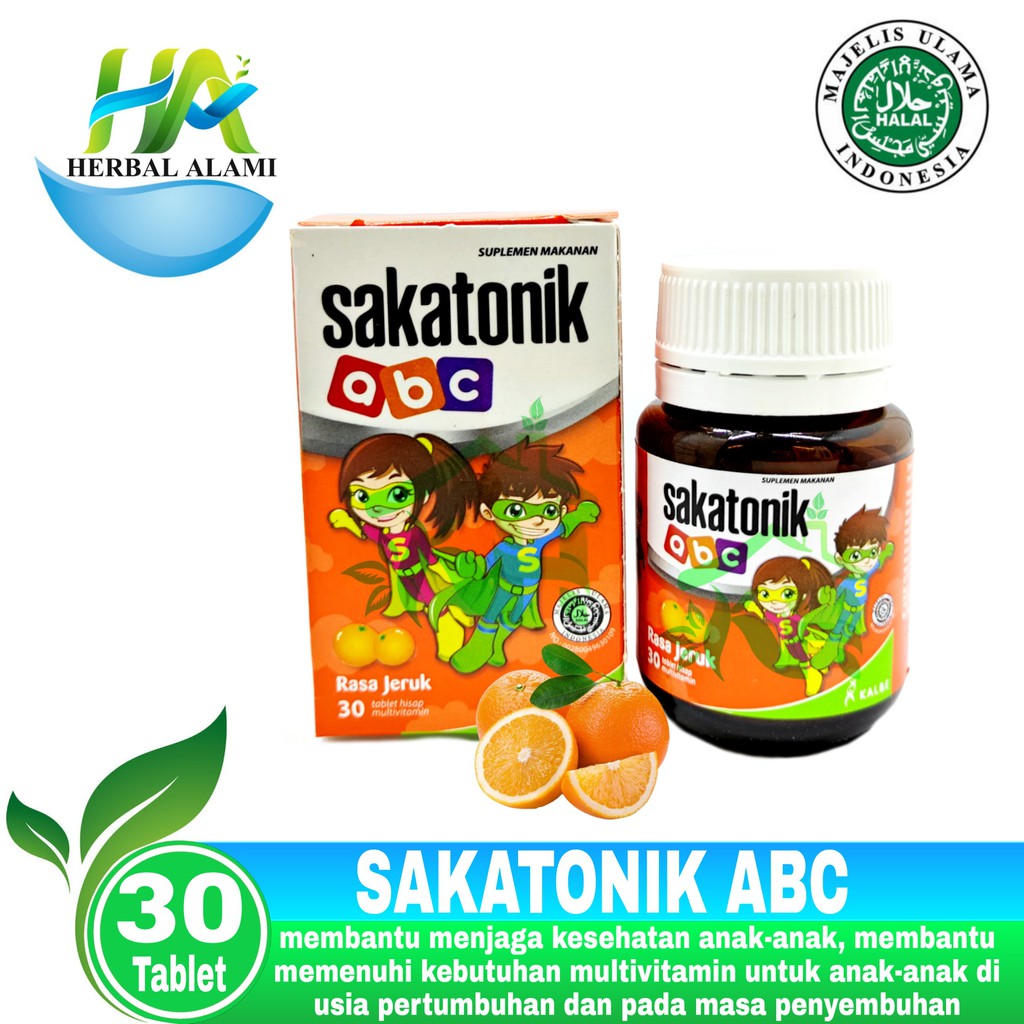 Sakatonik ABC (rasa jeruk) multivitamin anak