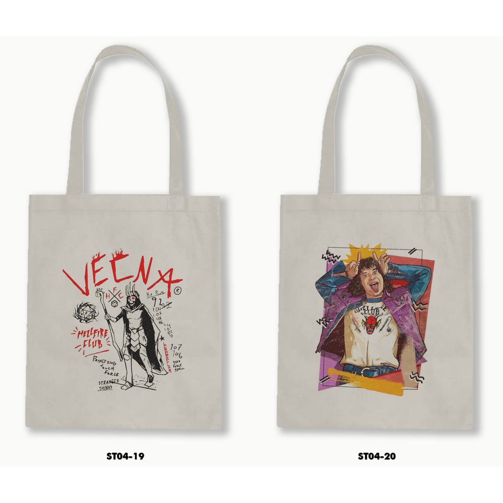 TOTE BAG BLACU - STRANGER THINGS 4 - 04