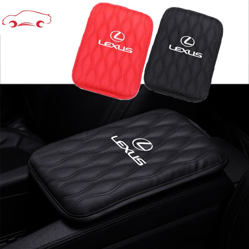 Bantalan Sandaran Tangan Mobil Universal Bahan Kulit Tahan Air Untuk Lexus Is250 Nx200T Rx200T Ct200H Es250 Rx350 Rx300 Lx470 Lx300 Lx200T Rx350