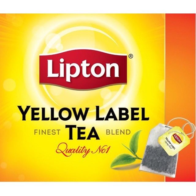 Lipton Yellow Label Tea Teh Non Envelop / Unenvelop isi 100 sheet @2gr