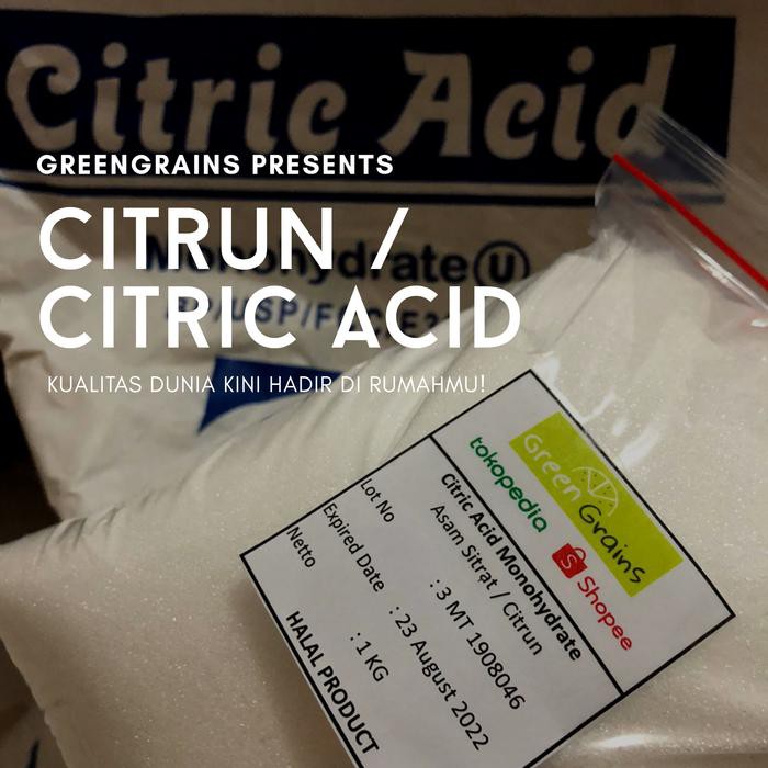 

Citric Acid Monohydrate / Asam Sitrat - 1 Kg