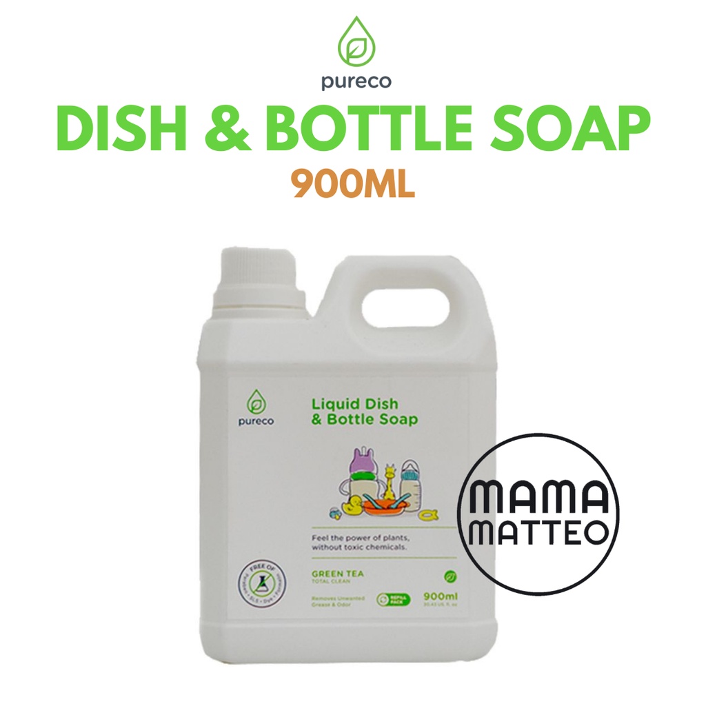 Pureco 900ml : Detergent Floor Cleaner Dish Bottle Softener Vegetable Fruit Wash Sanitizer Handsoap Multisurface Bed Fabric Sanitizing Water / Jerigen Jerrycan Refill size / BANDUNG