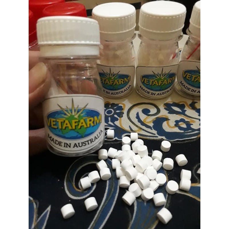 VETABOLIC // PIL PUTIH VETAFARM PRODUK DOPING MERPATI KOLONG DAN BALAP