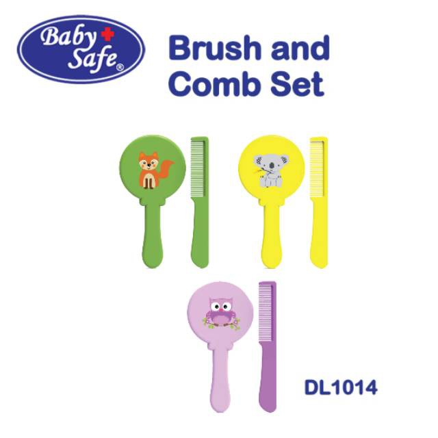 BabySafe Brush and Comb - DL1014 (Tersedia varian warna)