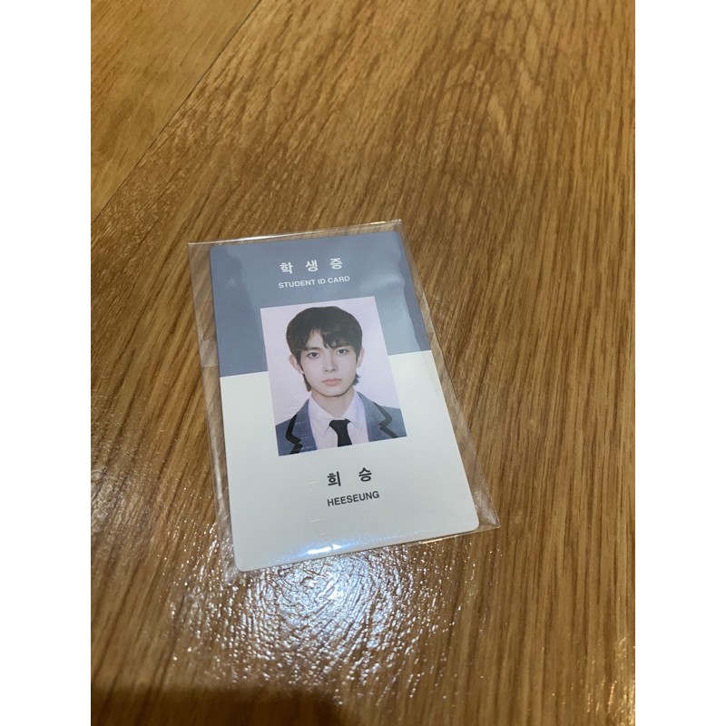 BOOKED STUDENT ID ENHYPEN HEESEUNG