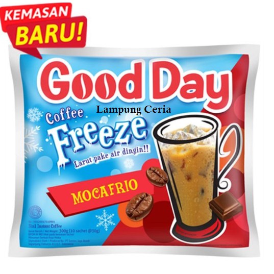 

Good Day Kopi Freeze Mocafrio Kopi Instan 10 Sac