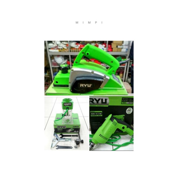 Paket Hemat Mesin Ketam 3" Ryu, Bor 10mm Ryu, Trimmer Ryu