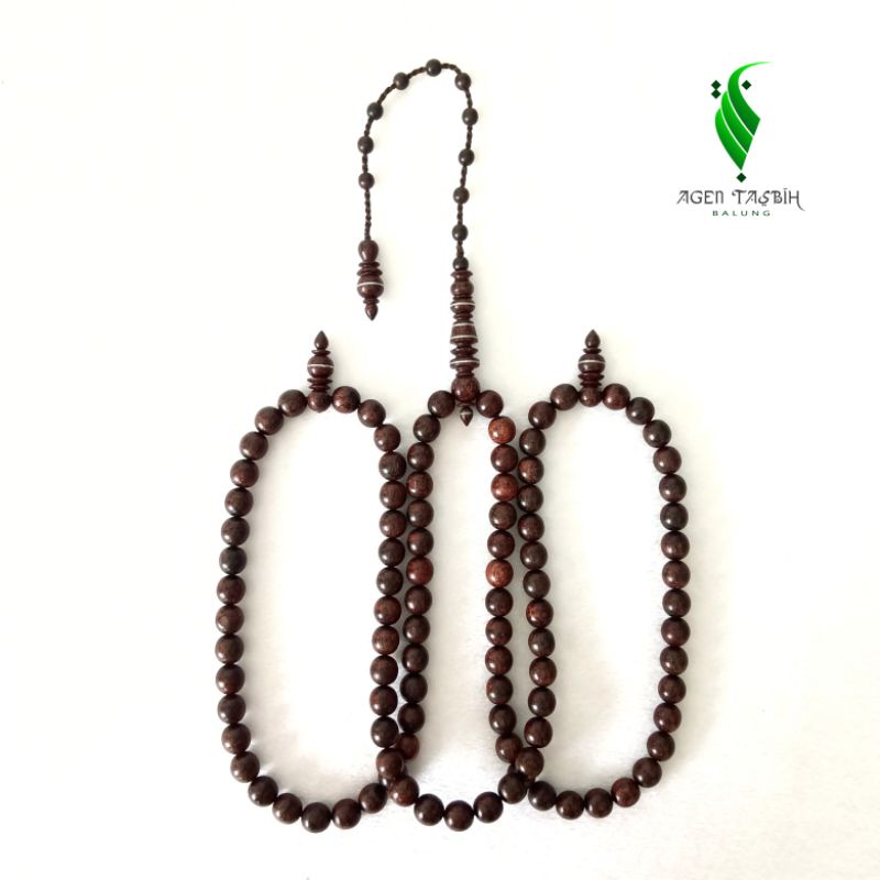 Tasbih Kayu Galih Asem Jumbo Super Size 12mm ORIGINAL Tasbih Kayu Langka Bertuah Nusantara