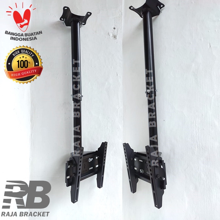 Braket tv Breket tv Bracket tv gantung plafon tv lcd led 17 22 24 27 32 40 43 inch waterpass untuk semua merk tv