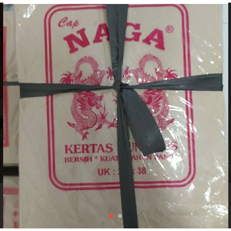 

Kertas Nasi / Kertas Minyak Cap Naga Kuat Dan Tahan Panas Anti Rembes