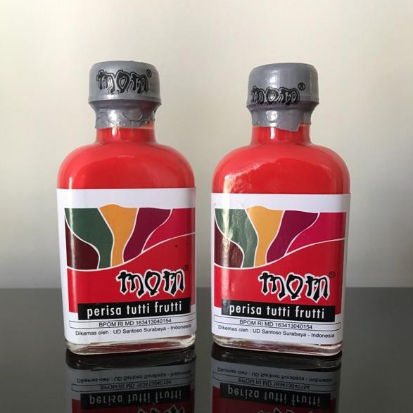 

GROSIR Perisa MOM 40ml rasa TUTTI FRUTTI untuk ES / Minuman / KUE dan PUDDING sejak tahun 1970