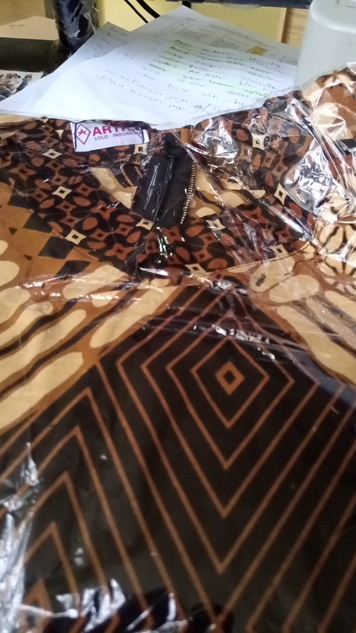 Tunic Aserehe Mataram Brownies Jumbo Tunik Batik Cantik Modern Big Size Seragam Batik Kantor Kerja