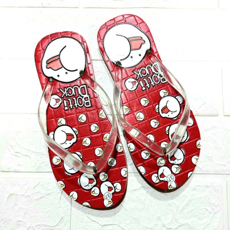 sandal jepit doraemon bt21 tali jelly