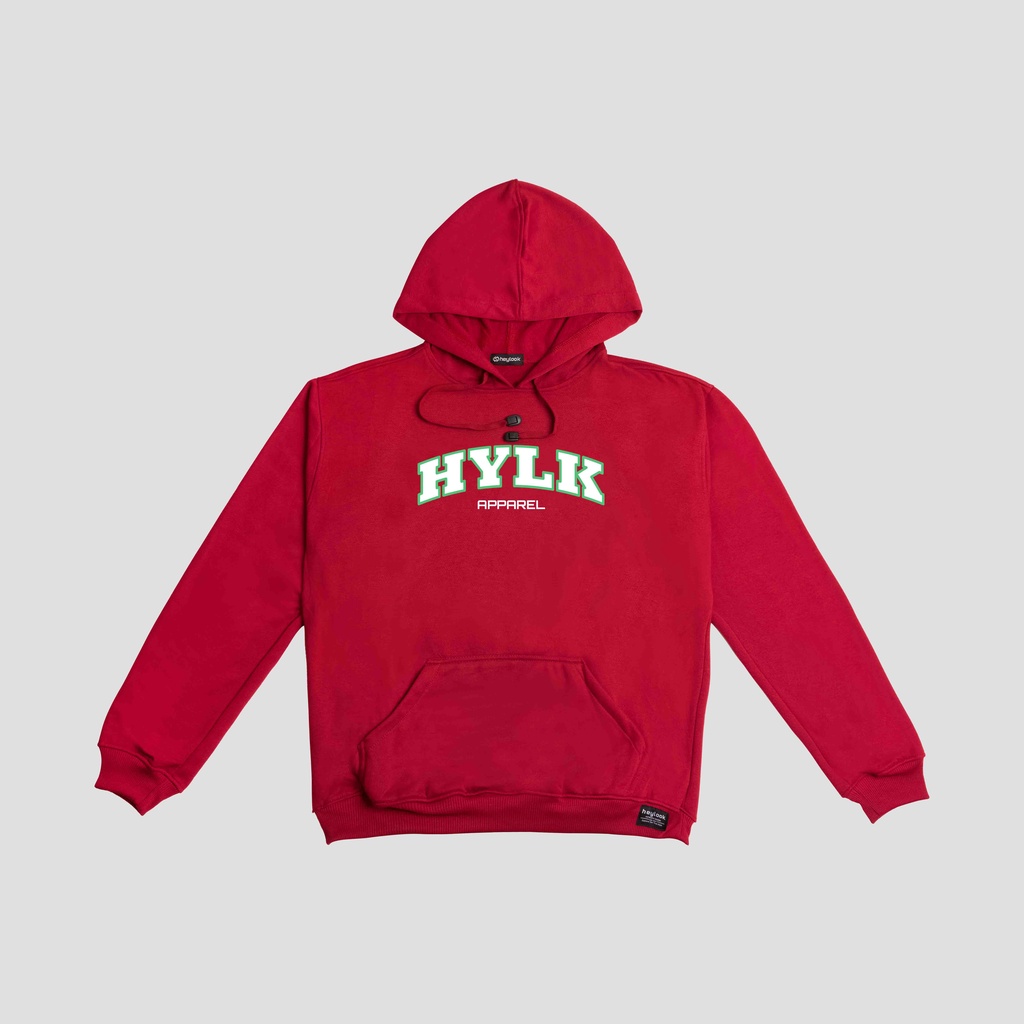 (BISA COD) HEYLOOK Outerwear Unisex Heylook Terbaru Hoodie Jumper Hylk Maroon