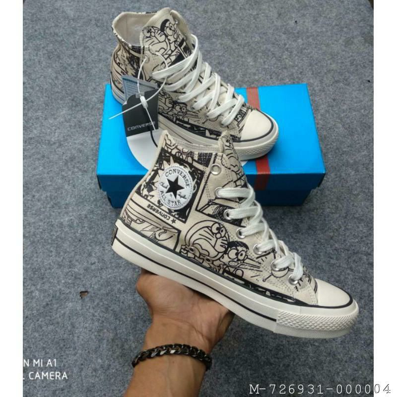 SNEAKERS PRIA CONVERSE HI DORAEMON KANVAS