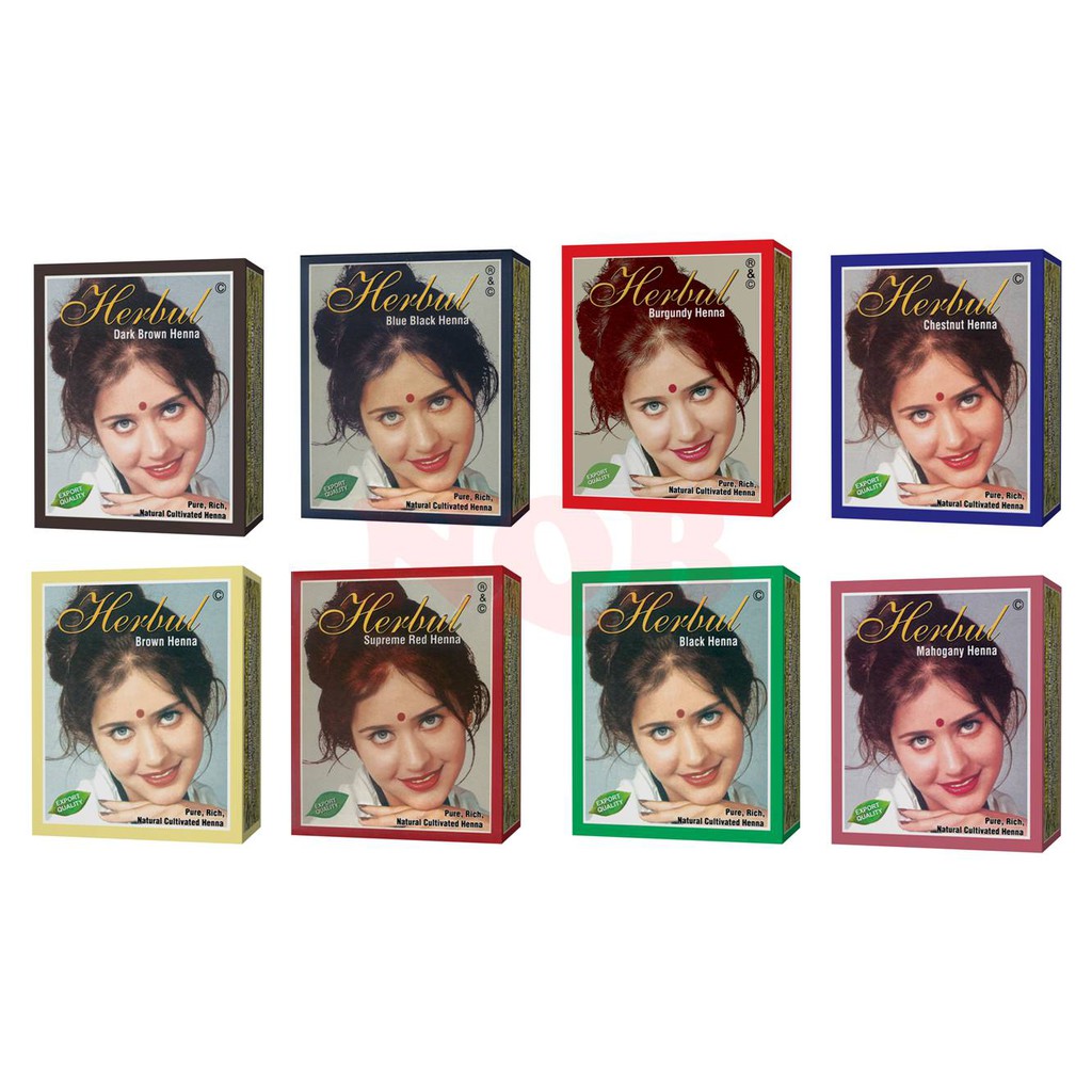 Original Pewarna Semir Rambut Henna Herbal Alami BPOM 10Gr Original Pewarna Semir Rambut Henna Herbal Alami BPOM 10Gr